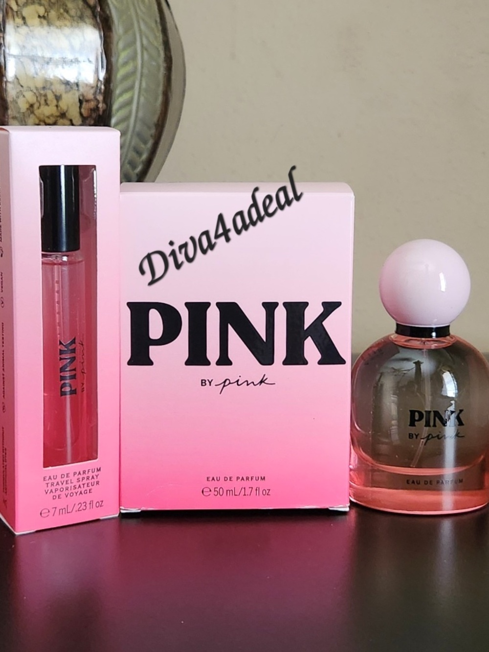 PINK Victoria’s Secret PINK 1.7 FL OZ EDP & .23 FL OZ EDP Spray 2PC Bundle